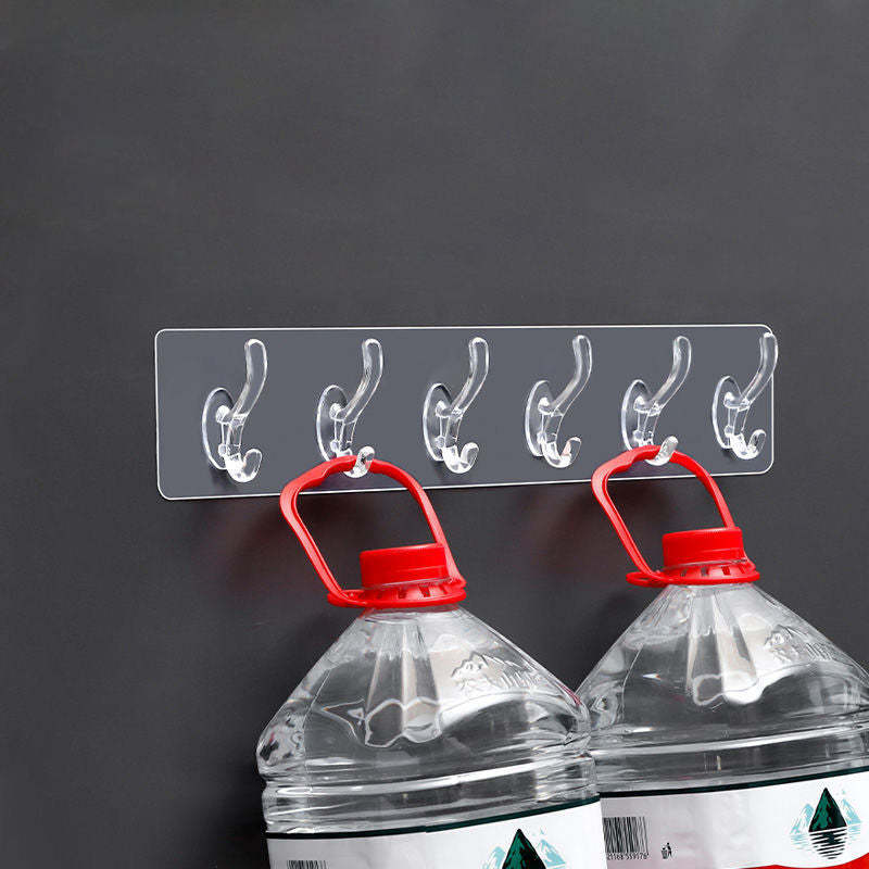 🔥HOT SALE 49% OFF🔥MULTIFUNCTIONAL TRANSPARENT 6 HOOKS-4