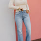 💥Last Day! Hurry up!!✨FREE SHPPING✈️👖High Rise Vintage Wash Tummy Control Top Straight Leg Jeans