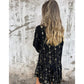 💖Big Promation!🔥💖Women's Comfortable Midi Dress with Geometric Print and V-Neckline