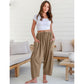 🎁Last Day Promotion 50% OFF - Women's Linen Wide Leg Pants with Pockets