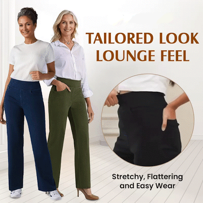 💖LAST DAY SALE 50% OFF💖Women's High Waist Stretch Casual Yoga Wide Leg Pants