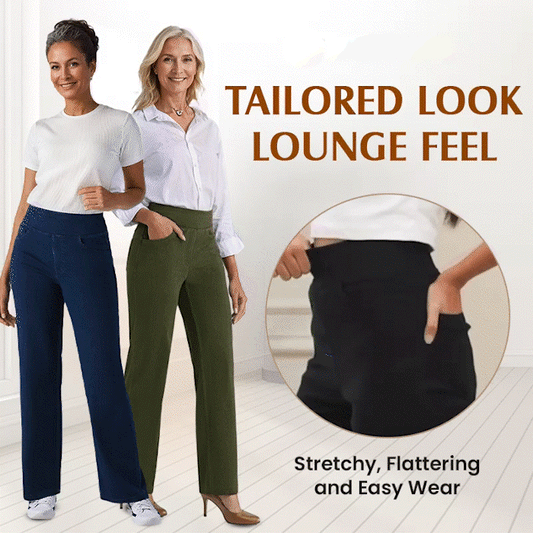 💖LAST DAY SALE 50% OFF💖Women's High Waist Stretch Casual Yoga Wide Leg Pants