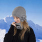 Winter Beanie Hat Scarf Sets Warm Knit Hat-1