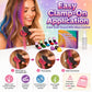 💥 HALF PRICE — LAST DAY! 🌈 12-Color Temporary Hair Chalk Set – Vibrant Shades, Easy Clamp-On Use 🎨 Washable, No Bleach Needed ✨ Instant Color for  Ideal for Birthdays, Halloween, Concerts & Cosplay 🎃