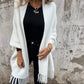 🔥50% OFF🔥Women's Long Sleeve Casual Tassel Shawl Coat