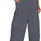 🎁Last Day Promotion 50% OFF - Women's Linen Wide Leg Pants with Pockets