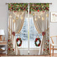 🎅Xmas Sale - 50% OFF🎄Christmas Window Curtains 2-Piece Set for Home Decor