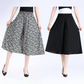 🔥BUY 2 FREE SHIPPING🔥Women's High Elastic Waist Pleated Chiffon Wide Leg Culottes