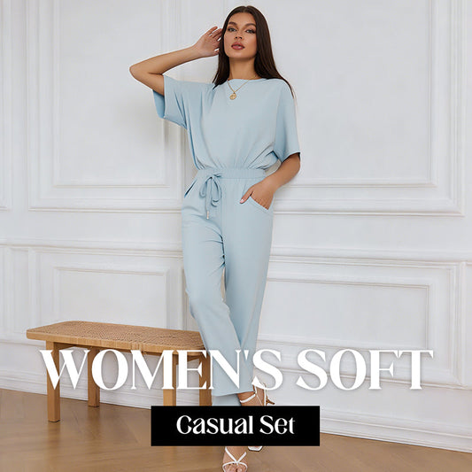 🌸New Arrival 50%OFF💖 Women's Soft Casual Top and Pants Set