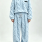 💥 HALF PRICE — HOT SALE! 🍂 3D Embossed Geometric Plush Loungewear Set – Thermal 3D Lock, Cloud-Like Fit ☁️ Warm & Luxurious for Home, Leisure & Dates 🏠 Stay Cozy All Winter 🔥