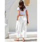 🎁Last Day Promotion 50% OFF - Women's Linen Wide Leg Pants with Pockets