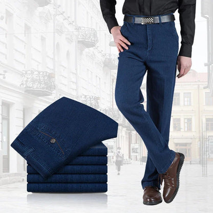 🔥Hot Sale 50% OFF🔥Men's High Waist Straight Fit Jeans