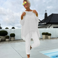 🌞Summer Sale 50% OFF🌸Women's Letter Print Jumpsuit + Hollow Smock Leisure Suit