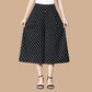 🔥BUY 2 FREE SHIPPING🔥Women's High Elastic Waist Pleated Chiffon Wide Leg Culottes