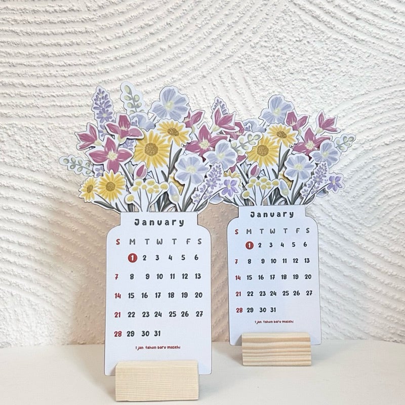 💐2024 Bloomy Flowers Desk Calendar-Buy 2 Get Free Shipping-4