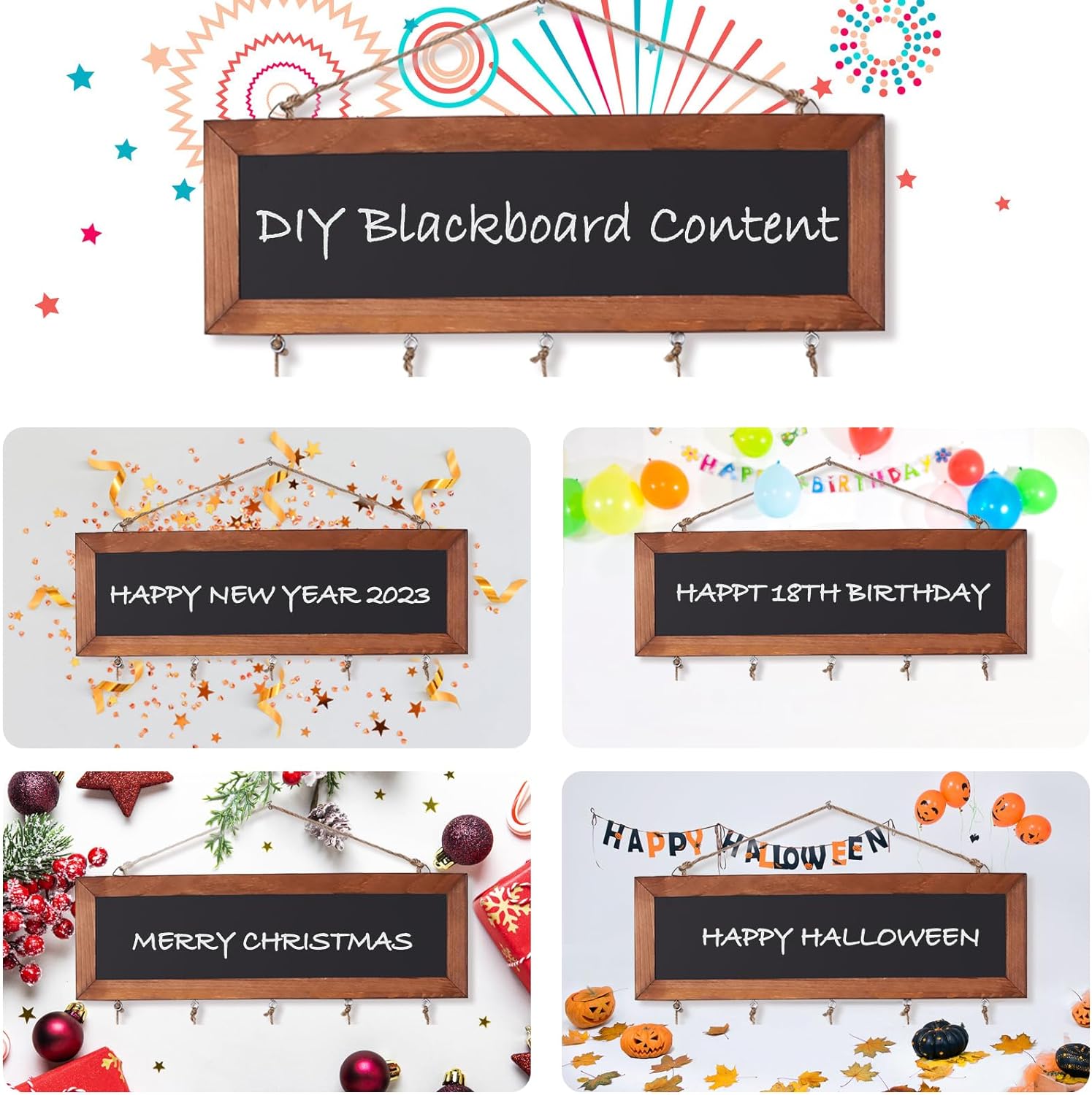 Wooden Picture Frames Collage Wall Decor-7