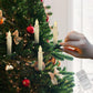 💥CHRISTMAS SALE💥10/12 Pack LED Flameless Taper Candles with Remote & Removable Clips🕯️✨