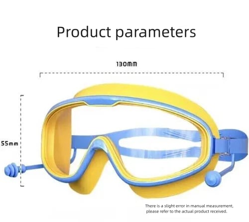 🎉Last Day Promotion 50% OFF🔥HD children's large frame waterproof and anti-fog swimming goggles