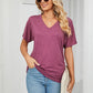 💕Summer Hot Sale 50% OFF🌷🔥Women's V Neck Dolman Tops with Side Shirring