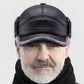 ⛄️HOT SALE 50% OFF🧢Vintage Men's Earflap Winter Hat✨Soft Plush Lining Faux Leather Cap🧊Cold Resistant For Walking Camping & Travel