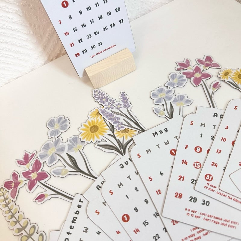 💐2024 Bloomy Flowers Desk Calendar-Buy 2 Get Free Shipping-6