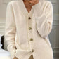 🌸Women's Casual Autumn Plain Yarn Buttoned Cardigan