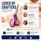 🔥 HALF PRICE — 2026 TOP PICK! 🧵 Pinking Shears – Ergonomic Cushioned Handles, Anti-Rust Steel ✂️ Neat Zigzag Edges, Fray-Free Finish 💕 Great for Sewing, Quilting, Scrapbooking & DIY Projects 🎨