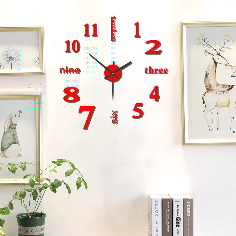 🔥Last Day Promotion 49%OFF🔥 3D Wall Decal Decorative Clock-2