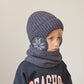 Winter Beanie Hat Scarf Sets Warm Knit Hat-8