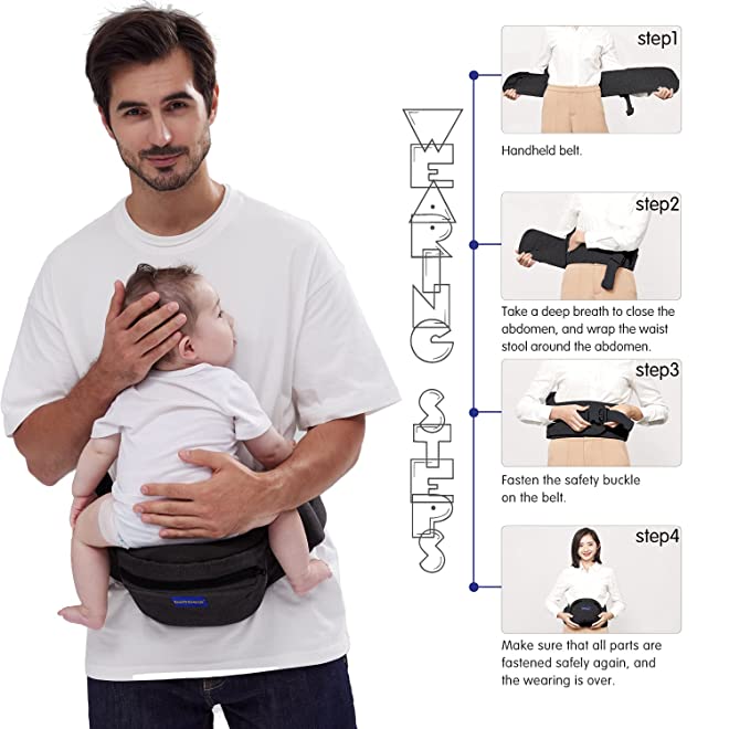 🔥Ergonomic Child 3-36 months Fanny Pack Carry Support Novelty-4