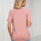 💕Summer Hot Sale 50% OFF🌷🔥Women's V Neck Dolman Tops with Side Shirring