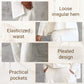 Round-Neck Long-Sleeved Top ＆ Pants 2-Piece Set