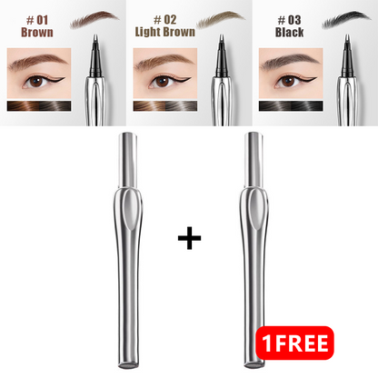 💖Buy 1 Get 1 Free💖2024 Upgraded Natural Waterproof Eyebrow Pen with Microfine Tip