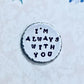 ✨GIFT PREFERRED🎁HEARTFELT PEWTER POCKET TOKENS