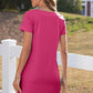 🔥Limited Time Sale 50% OFF🔥Women's Casual Square Neck Pocket Short Sleeve Dress with Pockets