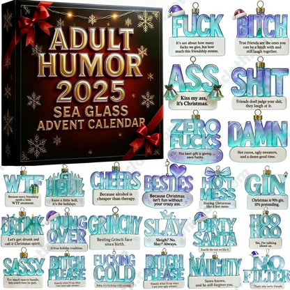 Sea Glass Accents 2025 Adult Humor Advent Calendar