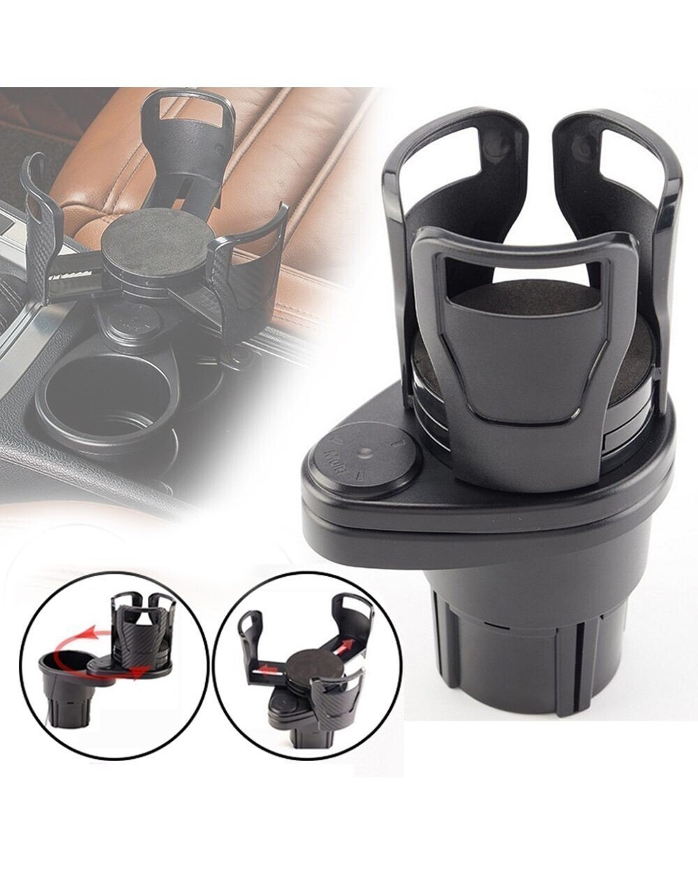 (🔥HOT SALE NOW-48% OFF)All Purpose Car Cup Holder And Organizer-1