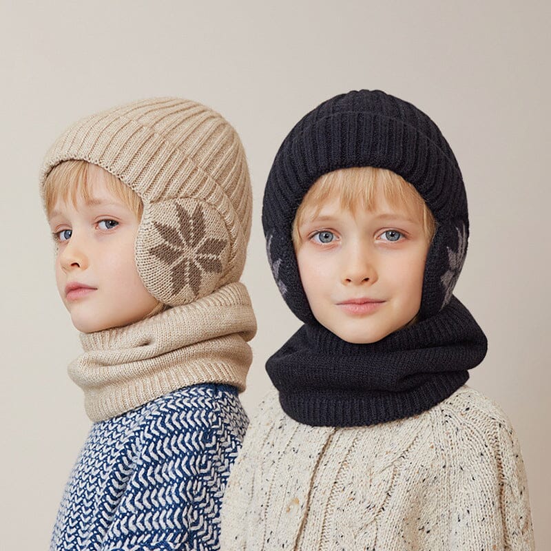 Winter Beanie Hat Scarf Sets Warm Knit Hat-10