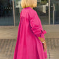 Women's Long Plain Cotton Shirt Jacket