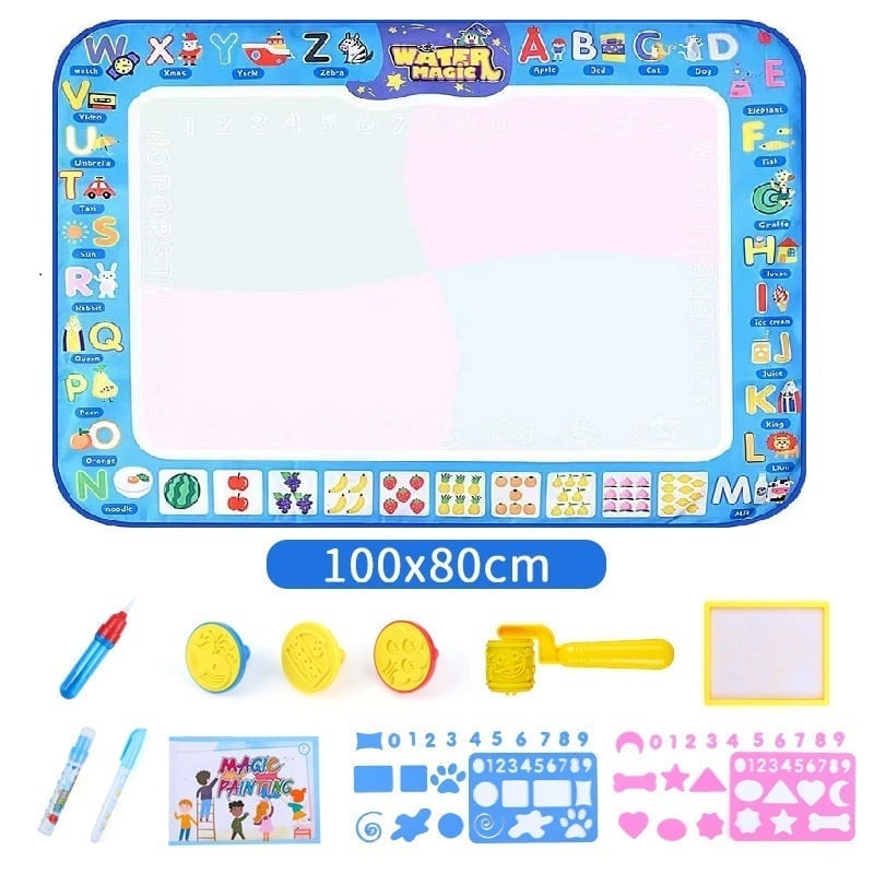 🔥Last Day Promotion 49% OFF - Water Doodle Mat ,Aqua Painting Drawing Mat Mess Free Learning Toy Mat-10