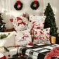 Elegant Christmas Decorative Pillow Covers (4-Piece Set) for Cozy Holiday Vibes!