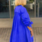 Women's Long Plain Cotton Shirt Jacket