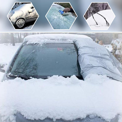 ❄️50% OFF NOW🚗 Magnetic Car Windscreen Cover✨Frost & Snow Guard, With Reflective Strip💥 Debris Protection, Anti-Frost, Anti-Snow & Sun Shade❄️No More Ice Scraping🧲Magnetic Fixing, Fit Saloon & SUV
