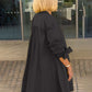 Women's Long Plain Cotton Shirt Jacket