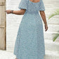 💃Summer Hot Sale 50% OFF💗Plus Size Split Floral Print Boho Maxi Dress