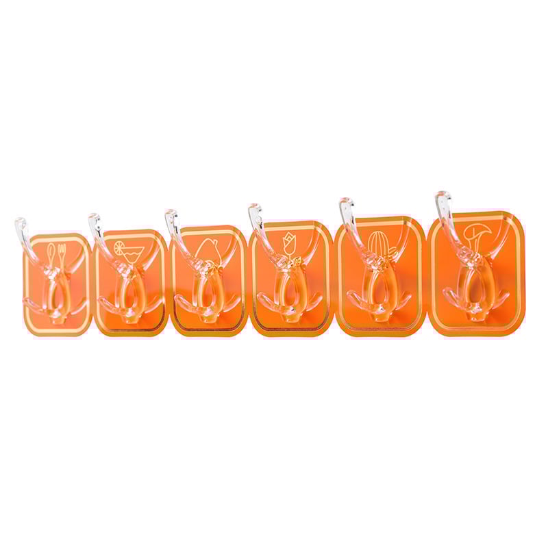 🔥HOT SALE 49% OFF🔥MULTIFUNCTIONAL TRANSPARENT 6 HOOKS-7