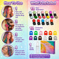 💥 HALF PRICE — LAST DAY! 🌈 12-Color Temporary Hair Chalk Set – Vibrant Shades, Easy Clamp-On Use 🎨 Washable, No Bleach Needed ✨ Instant Color for  Ideal for Birthdays, Halloween, Concerts & Cosplay 🎃