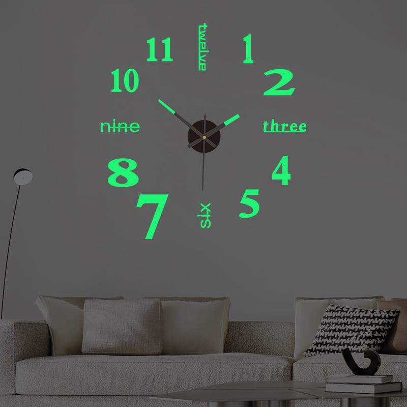 🔥Last Day Promotion 49%OFF🔥 3D Wall Decal Decorative Clock-3
