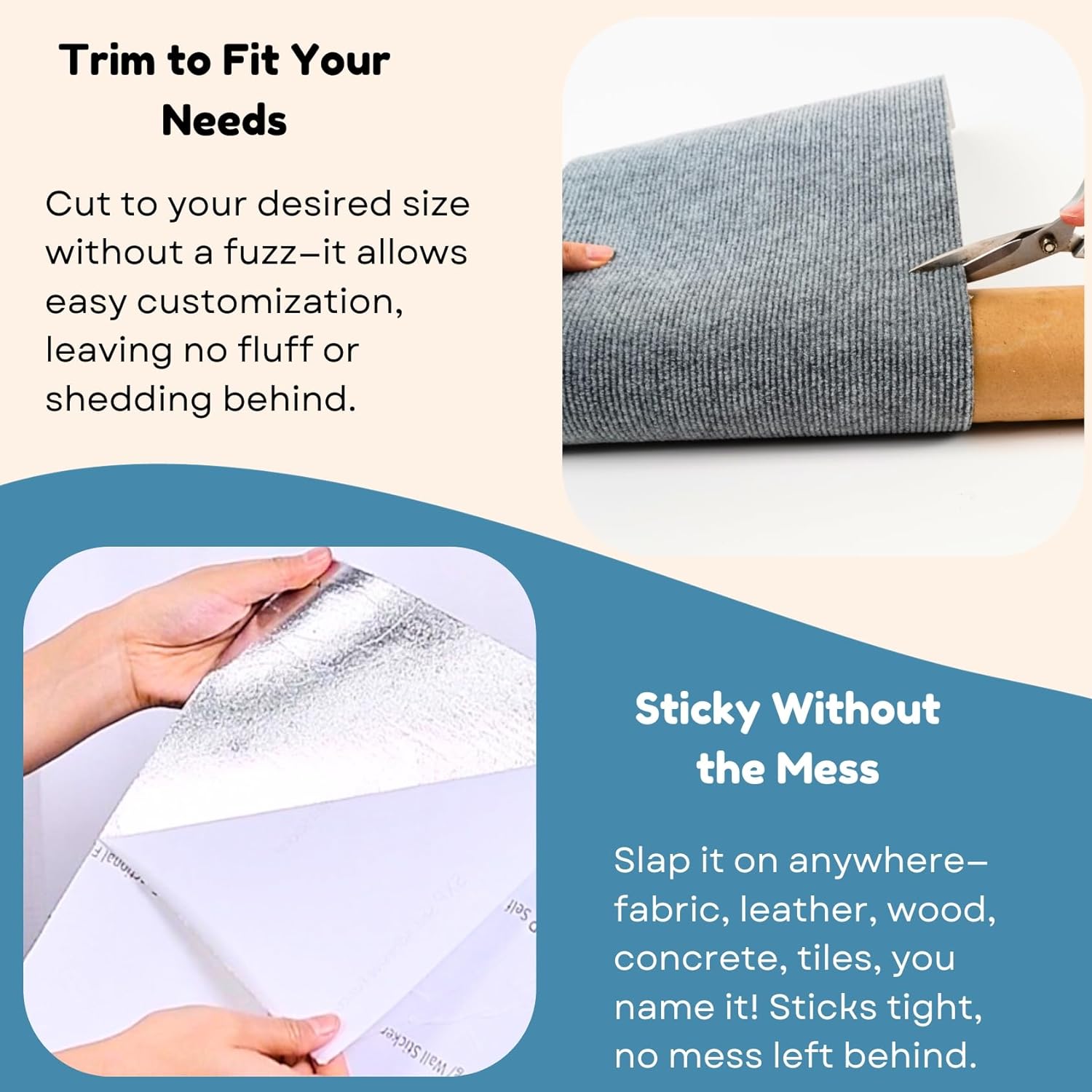 🔥41% Can protect furniture -Asisumption™cat scratching mat-5