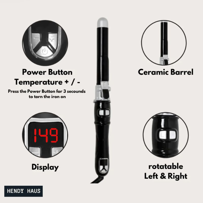 BeachCurl Pro™ | Automatic Hair Curling Wand-8